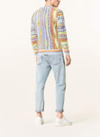 CARLO COLUCCI Pullover, Farbe: HELLBLAU/ ORANGE/ HELLGRÜN (Bild 1)