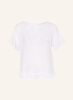 120%lino T-Shirt aus Leinen, Farbe: WEISS (Bild 1)