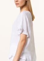 120%lino T-Shirt aus Leinen, Farbe: WEISS (Bild 1)