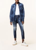DSQUARED2 7/8 jeans JENNIFER, Color: 470 NAVY BLUE (Image 1)