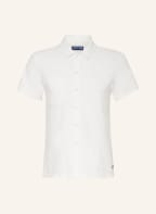 VILEBREQUIN Kurzarm-Hemd Slim Fit aus Frottee, Farbe: WEISS (Bild 1)
