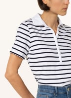 darling harbour Jersey-Poloshirt, Farbe: WEISS/ DUNKELBLAU (Bild 1)