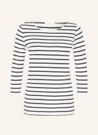 darling harbour Shirt with 3/4 sleeve, Color: DARK BLUE/ WHITE (Image 1)