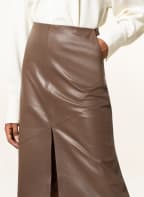 AERON Leather skirt RENFROW , Color: BROWN (Image 1)