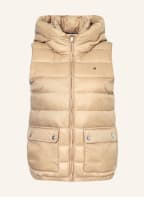 TOMMY HILFIGER Steppweste, Farbe: BEIGE (Bild 1)