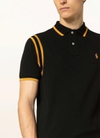 POLO RALPH LAUREN Piqué-Poloshirt, Farbe: SCHWARZ (Bild 1)
