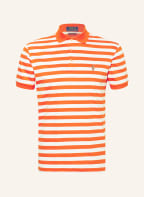 POLO RALPH LAUREN Koszulka polo z dżerseju custom slim fit, Kolor: BIAŁY/ POMARAŃCZOWY (Obrazek 1)