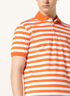 POLO RALPH LAUREN Koszulka polo z dżerseju custom slim fit, Kolor: BIAŁY/ POMARAŃCZOWY (Obrazek 1)