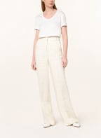 MARC CAIN T-Shirt aus Leinen, Farbe: 110 off (Bild 1)
