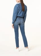 CAMBIO Skinny Jeans PARIS LOVE, Farbe: 5221 lifely blue used splinted (Bild 1)