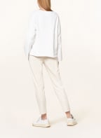 MARC CAIN Sweatshirt mit Schmucksteinbesatz , Farbe: 100 WHITE (Bild 1)