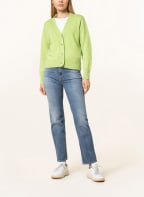 MRS & HUGS Strickjacke aus Cashmere , Farbe: NEONGRÜN (Bild 1)