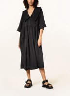 GANNI Wickelkleid, Farbe: SCHWARZ (Bild 1)