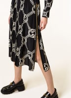 GUCCI Silk skirt, Color: BLACK/ ECRU (Image 1)