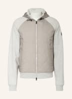 WOOLRICH Sweatjacke im Materialmix, Farbe: GRAU (Bild 1)
