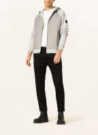 WOOLRICH Sweatjacke im Materialmix, Farbe: GRAU (Bild 1)