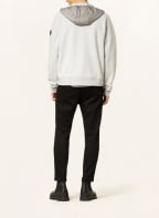 WOOLRICH Sweatjacke im Materialmix, Farbe: GRAU (Bild 1)