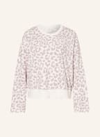 Juvia Oversized-Sweatshirt , Farbe: WEISS/ HELLLILA (Bild 1)