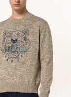 KENZO Pullover TIGER, Farbe: HELLGRÜN/ HELLROSA (Bild 1)