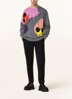 KENZO Pullover , Farbe: GRAU/ ROSA/ DUNKELLILA (Bild 1)
