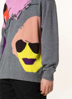 KENZO Pullover , Farbe: GRAU/ ROSA/ DUNKELLILA (Bild 1)