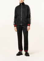 GUCCI Training jacket with tuxedo stripe, Color: BLACK/ CREAM/ RED (Image 1)