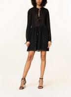 PATRIZIA PEPE Dress with glitter yarn, Color: BLACK/ GOLD (Image 1)