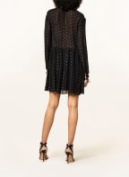 PATRIZIA PEPE Dress with glitter yarn, Color: BLACK/ GOLD (Image 1)