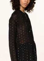 PATRIZIA PEPE Dress with glitter yarn, Color: BLACK/ GOLD (Image 1)