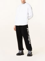 Palm Angels Oversized long sleeve shirt , Color: WHITE (Image 1)