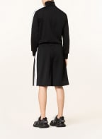 Palm Angels Shorts with tuxedo stripes, Color: BLACK (Image 1)