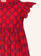 GUCCI Spitzenkleid, Farbe: ROT/ DUNKELBLAU (Bild 1)