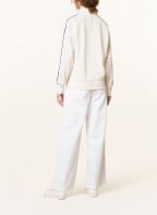 Palm Angels Bomber jacket with tuxedo stripes, Color: ECRU/ WHITE/ BLACK (Image 1)