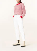 oui Pullover , Farbe: WEISS/ ROT (Bild 1)