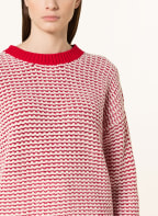 oui Pullover , Farbe: WEISS/ ROT (Bild 1)
