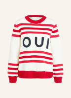 oui Pullover , Farbe: ECRU/ ROT (Bild 1)