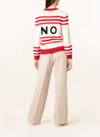 oui Pullover , Farbe: ECRU/ ROT (Bild 1)