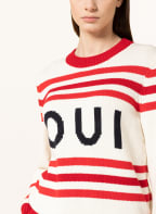 oui Pullover , Farbe: ECRU/ ROT (Bild 1)