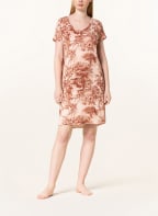 ESSENZA Nightgown LOREEN, Color: DARK RED/ DUSKY PINK (Image 1)