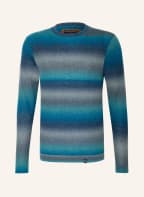 COLOURS & SONS Pullover mit Alpaka, Farbe: BLAU/ BLAUGRAU/ TÜRKIS (Bild 1)