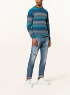 COLOURS & SONS Pullover mit Alpaka, Farbe: BLAU/ BLAUGRAU/ TÜRKIS (Bild 1)
