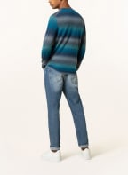 COLOURS & SONS Pullover mit Alpaka, Farbe: BLAU/ BLAUGRAU/ TÜRKIS (Bild 1)