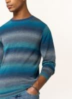 COLOURS & SONS Pullover mit Alpaka, Farbe: BLAU/ BLAUGRAU/ TÜRKIS (Bild 1)