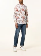COLOURS & SONS Hemd Modern Fit, Farbe: CREME/ DUNKELORANGE/ BEIGE (Bild 1)
