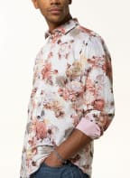 COLOURS & SONS Hemd Modern Fit, Farbe: CREME/ DUNKELORANGE/ BEIGE (Bild 1)