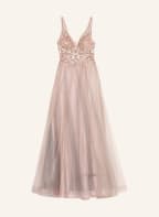 unique Evening dress with sequin trim and stole, Color: ROSE (Image 1)