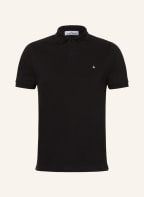 STONE ISLAND Piqué polo shirt, Color: BLACK (Image 1)