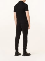 STONE ISLAND Piqué polo shirt, Color: BLACK (Image 1)