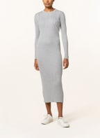 FABIANA FILIPPI Strickkleid mit Schmucksteinen, Farbe: GRAU (Bild 1)
