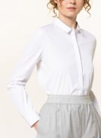 FABIANA FILIPPI Hemdbluse mit Schmucksteinen, Farbe: WEISS (Bild 1)
